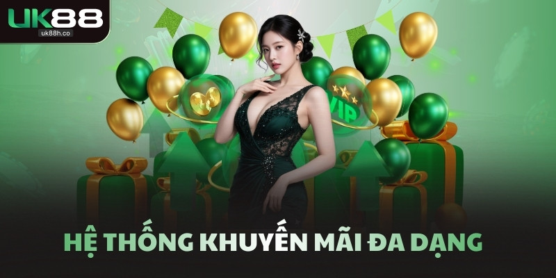 Hệ thống khuyến mãi đa dạng